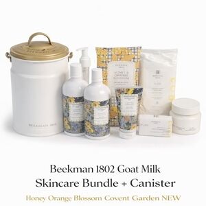 Beekman 1802 Skincare Bundle + Canister NEW